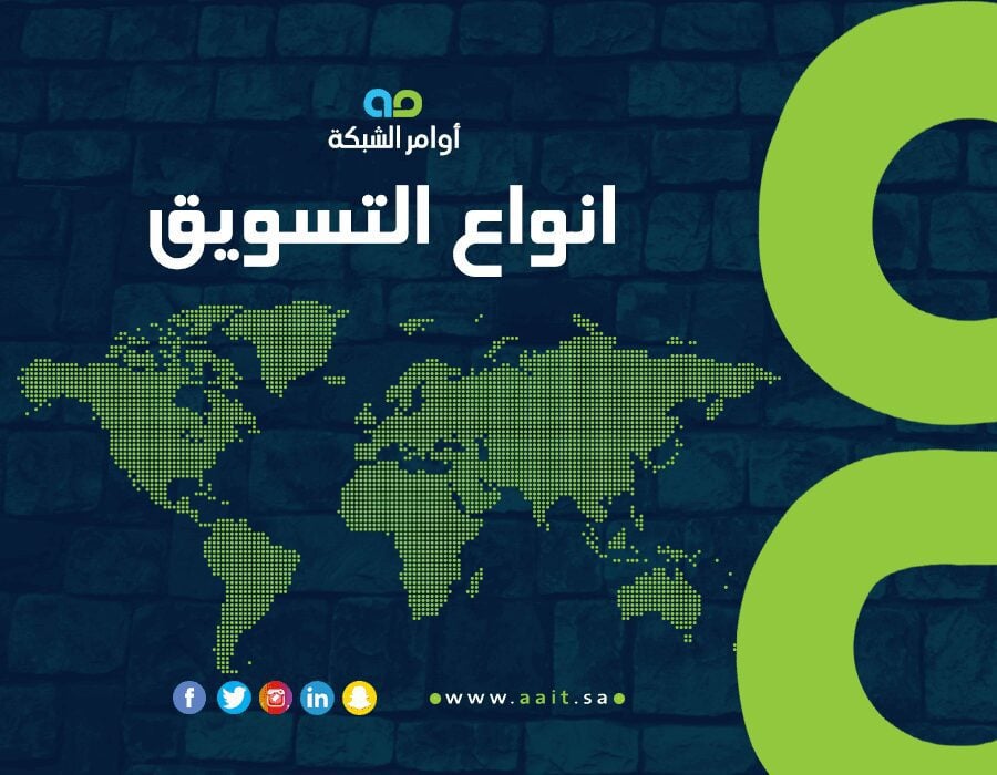 انواع التسويق 2 1 انواع التسويق الأكثر شهرة واستخداما لزيادة الأرباح