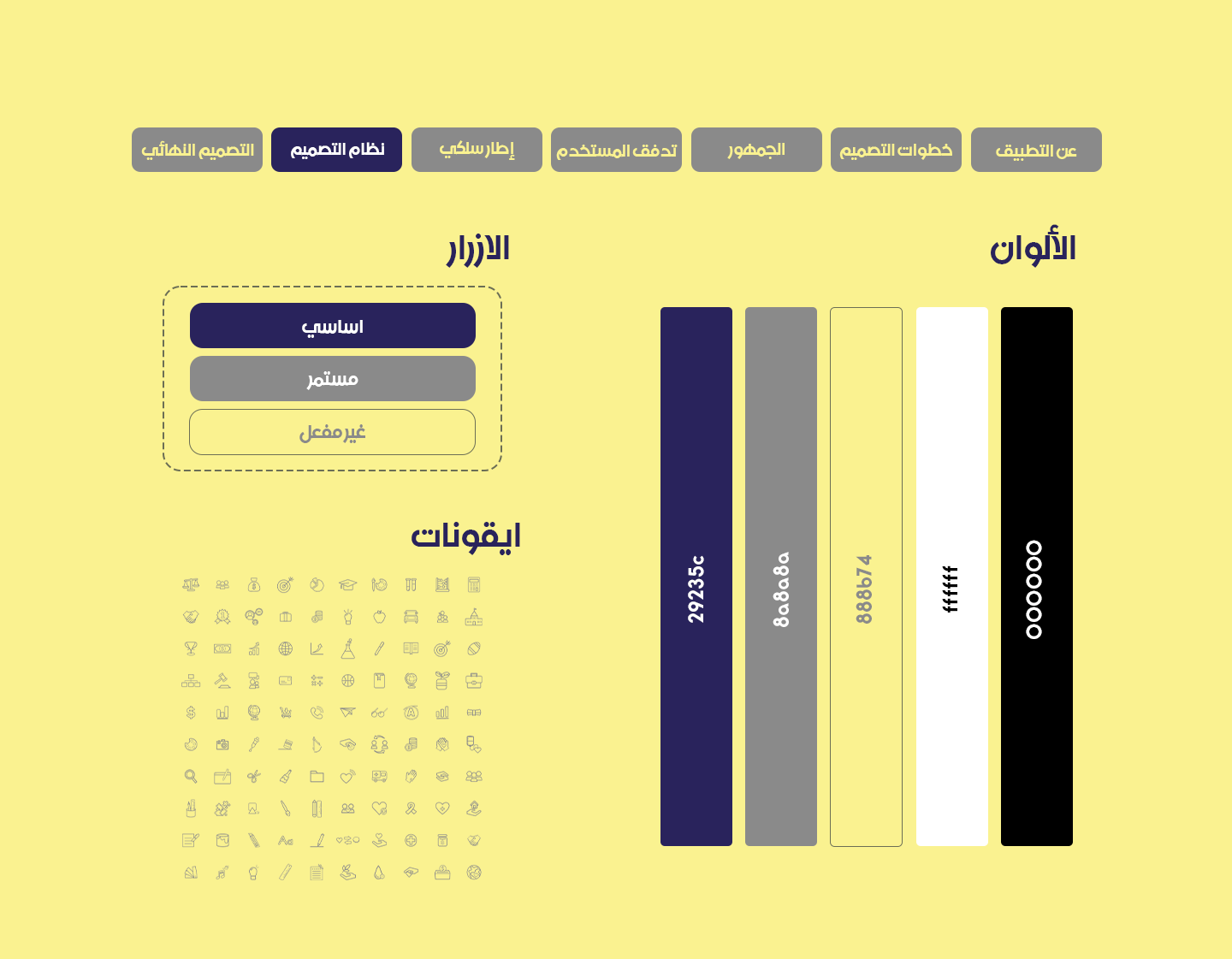 خيراتDesign System تطبيق خيرات