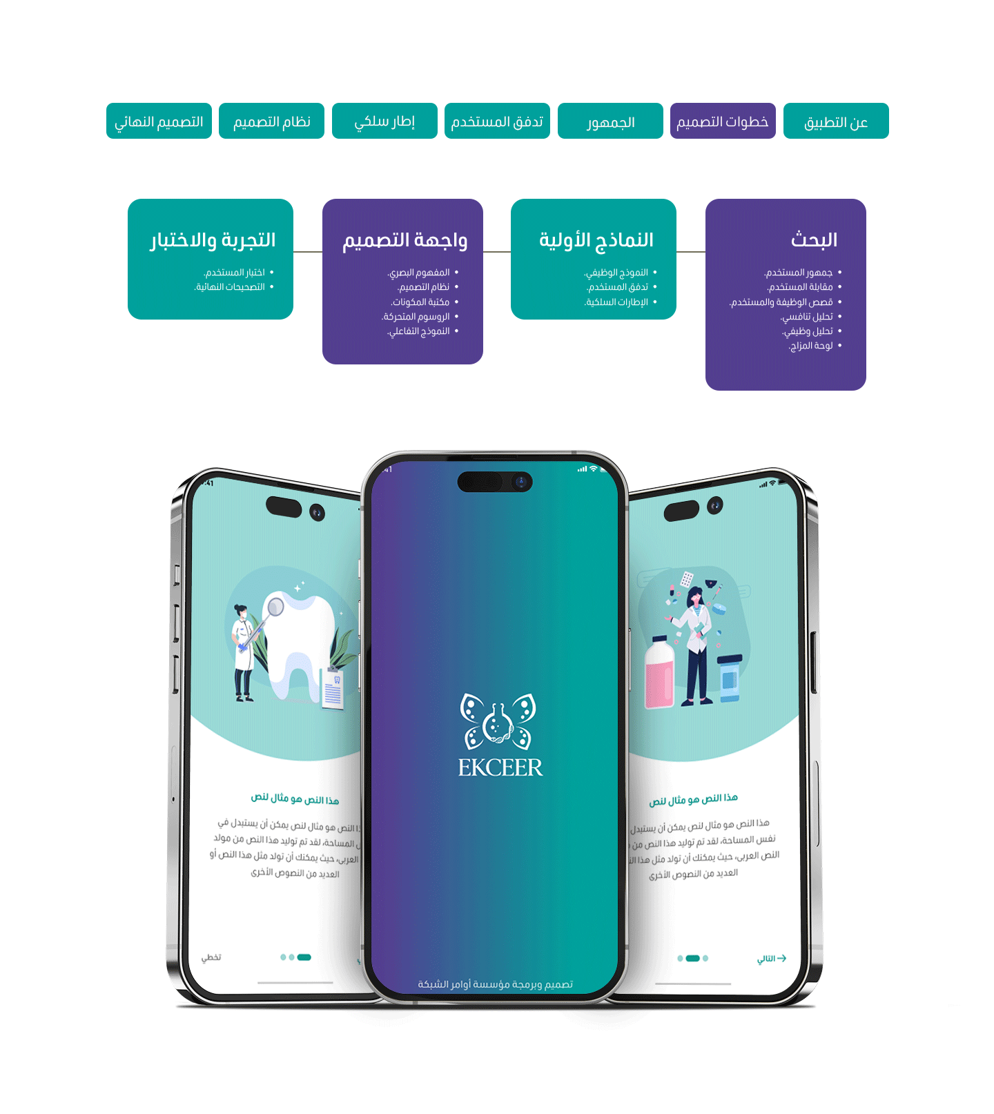 اكسيرDesign Steps تطبيق Ekceer