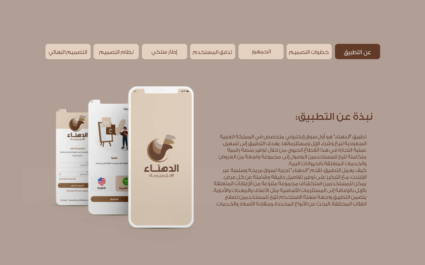 الدهناءAbout App تطبيق الدهناء